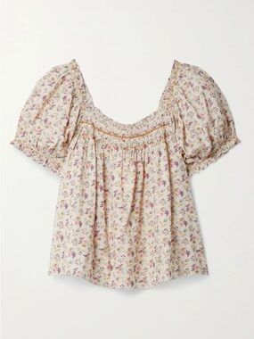 Doen Portia Floral Blouse size xs